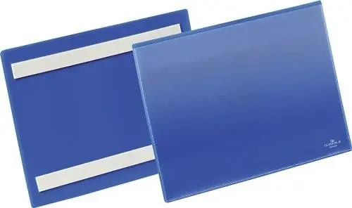 Durable Etikettentasche B210xH148mm blau - 179507 Zertifiziert