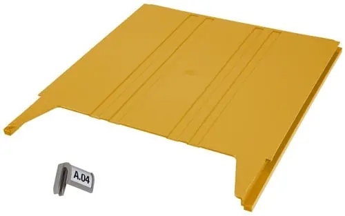 Finale Aktion EICHNER Wandsortierer FLAT Anbaumodul gelb B240xT15xH302mm - 9218-05056-040