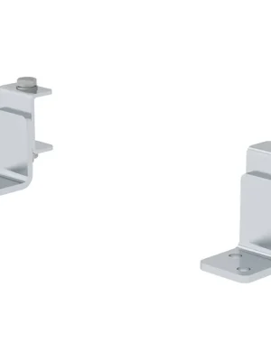 Günzburger Steigtechnik 2x Bodenbefestigungswinkel für modulares Arbeitspodest - 050419 Zertifiziert