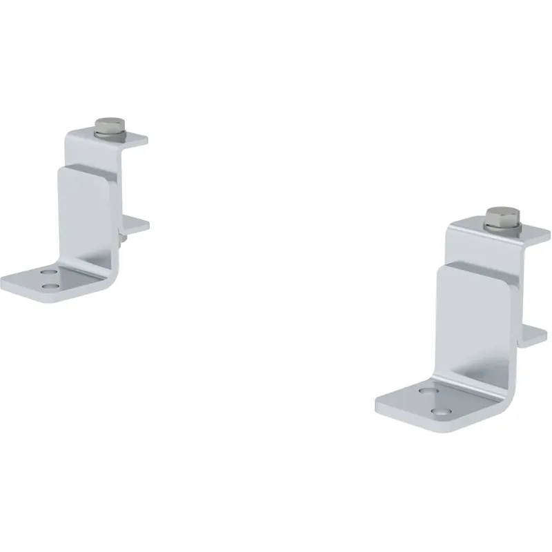 Günzburger Steigtechnik 2x Bodenbefestigungswinkel für modulares Arbeitspodest - 050419 Zertifiziert