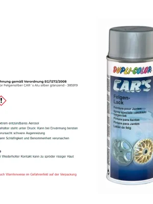 Kostenfreie Lieferung Dupli-Color Felgensilber CAR´s Alu silber glänzend - 385919