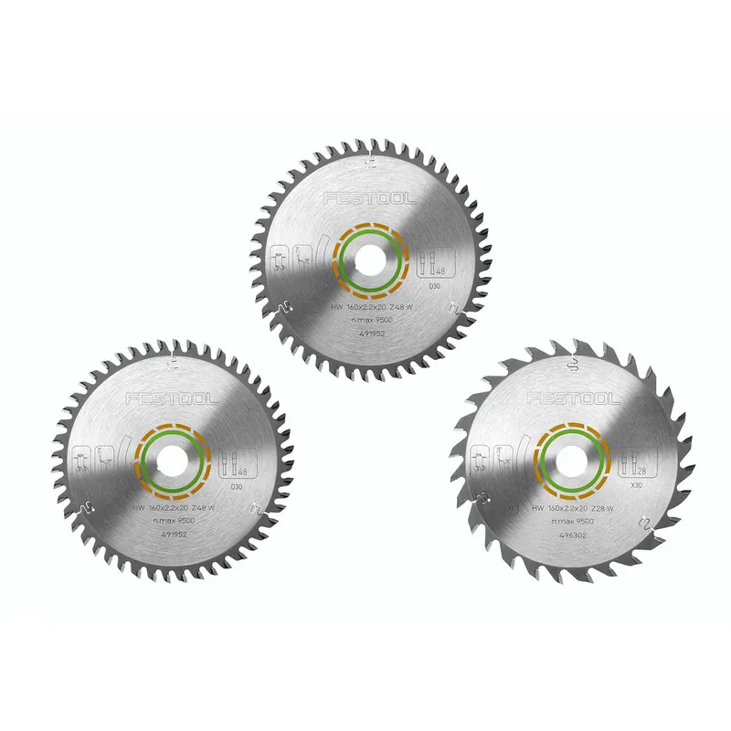 Direkt Vom Hersteller Festool Kreissägeblatt-Set KSB-SORT/3 W 160x2,2 - 578565