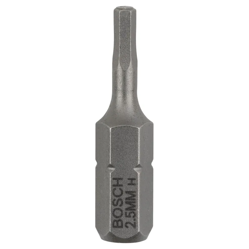Preisreduziert Bosch 3x Schrauberbit Extra-Hart, HEX 2,5, 25 mm - 2607001720