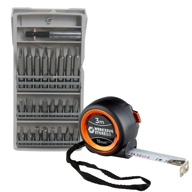 25tlg. Bosch Schrauberbit-Set und WS24 Maßband 3 m Kracherpreis