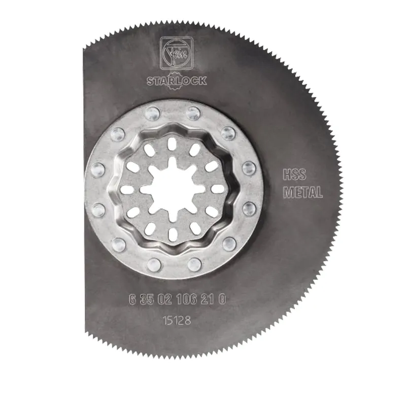 Letzte Chance Fein 1x HSS-Segmentsägeblatt Starlock 85 mm - 63502106210