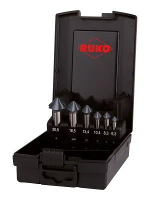 Ausverkauf RUKO ULTIMATECUT Kegelsenker-Satz 4S HSSE-Co 5 DIN 335 90° - 6 teilig - 102890ERO