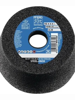 Neue Kollektion PFERD Schleiftopf ETT SG STEELOX 110 / 55 mm P 24 - 63418224