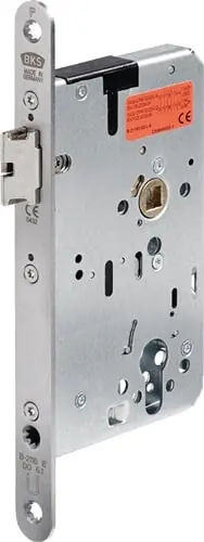 Abverkauf BKS Panik-Einsteckschloss 2116 Fkt.E rd 24/65/72/9mm DIN L/R VA selbstverr - B-21160-42-L-8