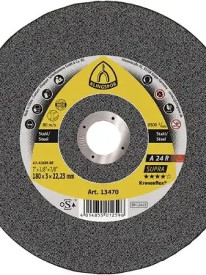 Kostenloser Rückversand KLINGSPOR Trennscheibe A 24 R Supra Ø 180 x 3 mm gerade - 13456