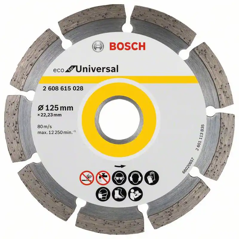 Preis Gesenkt Bosch Diamanttrennscheibe Eco For Universal Ø 125 mm - 2608615028
