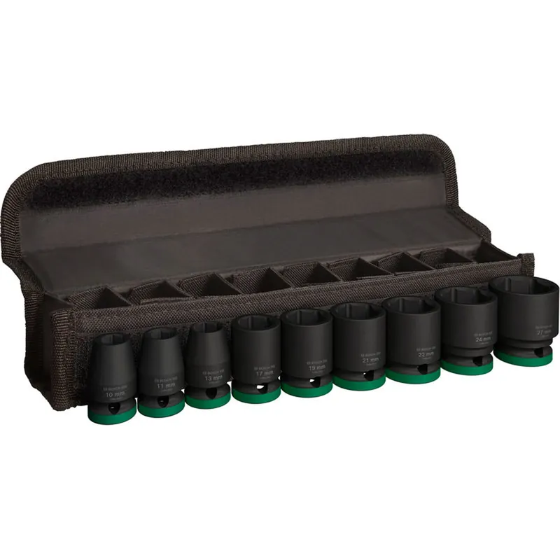 Neu Bosch PRO Impact Socket Set 1/2" Standard 9‑tlg. - 2608003038