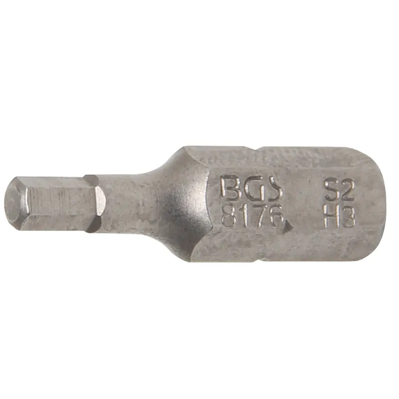 Neue Kollektion BGS Bit Antrieb Außensechskant 6,3 mm (1/4") Innensechskant 3 mm - 8176