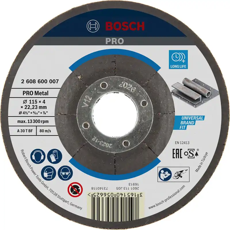 Must-Have Bosch PRO Metal Schleifscheibe 115 x 4 x 22,23 mm - 2608600007