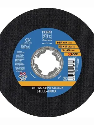 Knallerangebot PFERD Trennscheibe X-LOCK PSF STEELOX Ø 125 x 1 mm gerade - 61721101