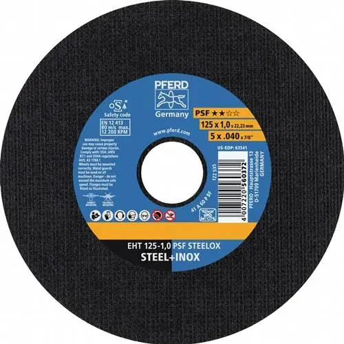 PFERD Trennscheibe PSF STEELOX Ø 180 x 1,6 mm gerade - 61726121 Schnäppchen