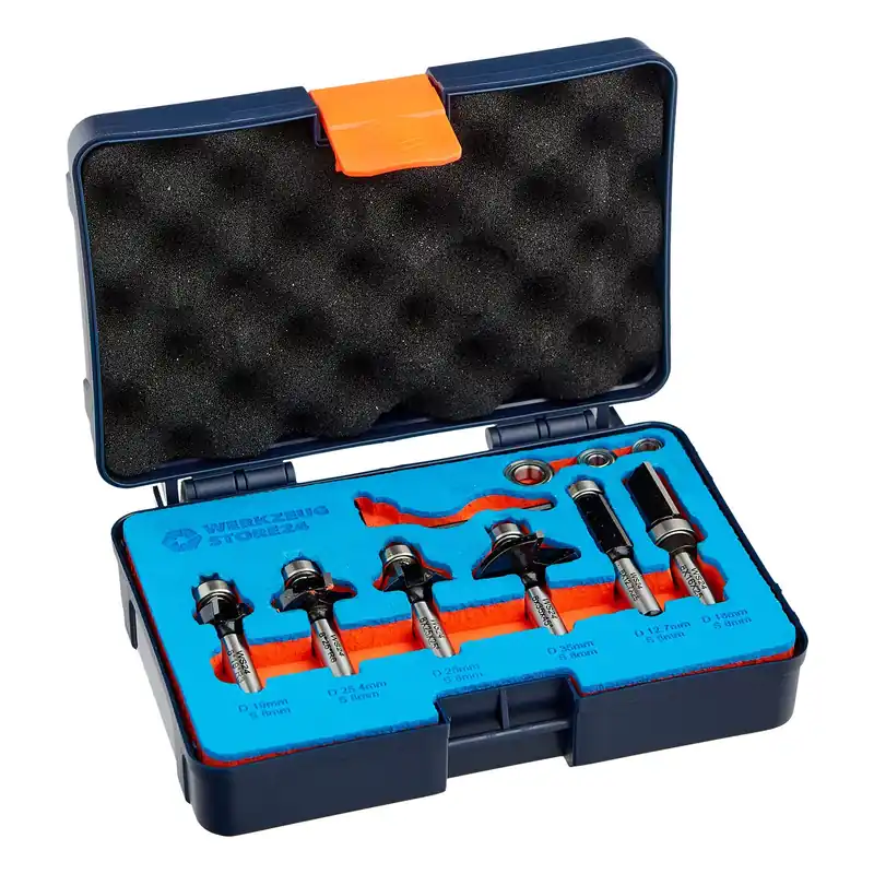Expressversand WS24 Fräser-Set 8 mm Schaft 6tlg. - WS24-100062