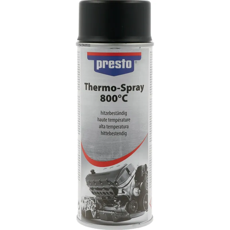 presto Thermo-Lackspray Profi 800 °C schwarz - 428726 Kracherpreis