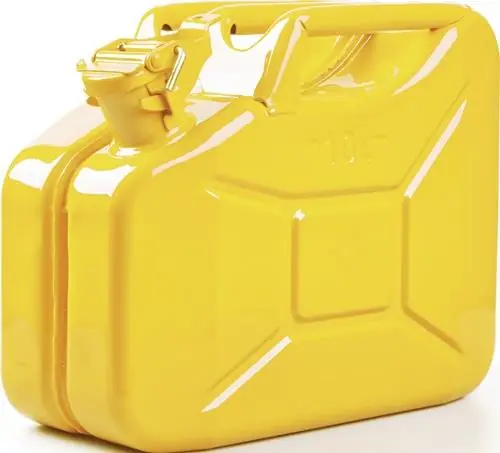 Gratis Versand Kraftstoffkanister 10l Zinkgelb RAL 1018 Stahlbl.0,9mm L345xB165xH275mm VALPRO
