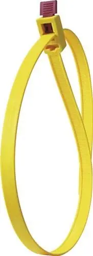HELLERMANNTYTON 5x Kabelbinder SpeedyTie Länge 750 mm Breite 12 mm - 115-00001 Kostenloser Rückversand