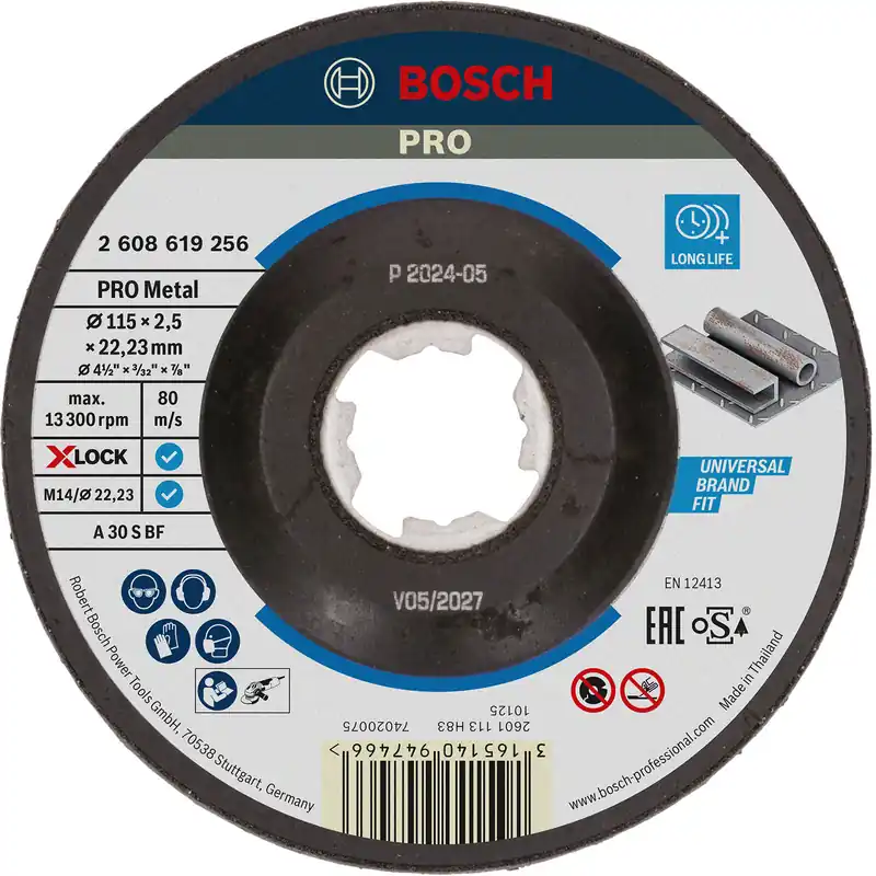 Letzte Chance Bosch PRO Metal X-Lock Trennscheibe 115 x 2,5 x 22,23 mm - 2608619256