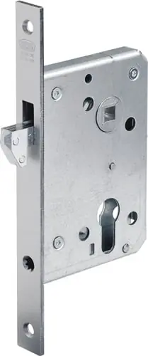 Zertifiziert BKS Schiebetür-Einsteckschl.0375 PZ 20/55/60/8mm silber ktg.Stulpl.205mm - 3750014