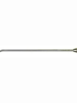 Riegler Verlängerungsdüse Bohrung 3 mm Messing vernickelt 150 mm lang gebogen - 114348 Neue Ware