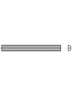 Wendemesser HW-WP L.82 mm B.5,5 mm D.1,1 mm HW-B05 für elektrische Handhobel - 61210 Neu Im Sortiment