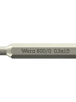 Super-Preis Wera 800/0 Micro Bits für Schlitzschrauben - 05058104001