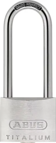 Markenprodukt ABUS Zylindervorhangschloss 64TI/50HB60-150 Schlossk.-B.50mm Spez.-Alu.versch.-schl. - 894909