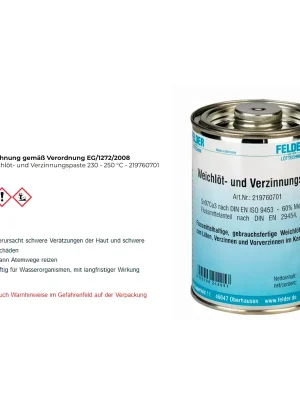 Jetzt Bestellen FHB Weichlöt- und Verzinnungspaste 230 - 250 °C - 219760701