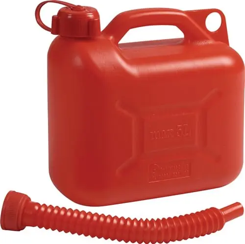 Must-Have NOW Transportkraftstoffkanister Inh.5l rot HD-PE L265xB135xH270mm - 4000819003