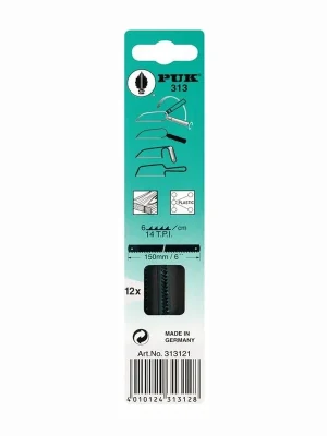Preisknaller PUK Sägeblatt Blattlänge 150 mm Blattbreite 6 mm - 313121-44301