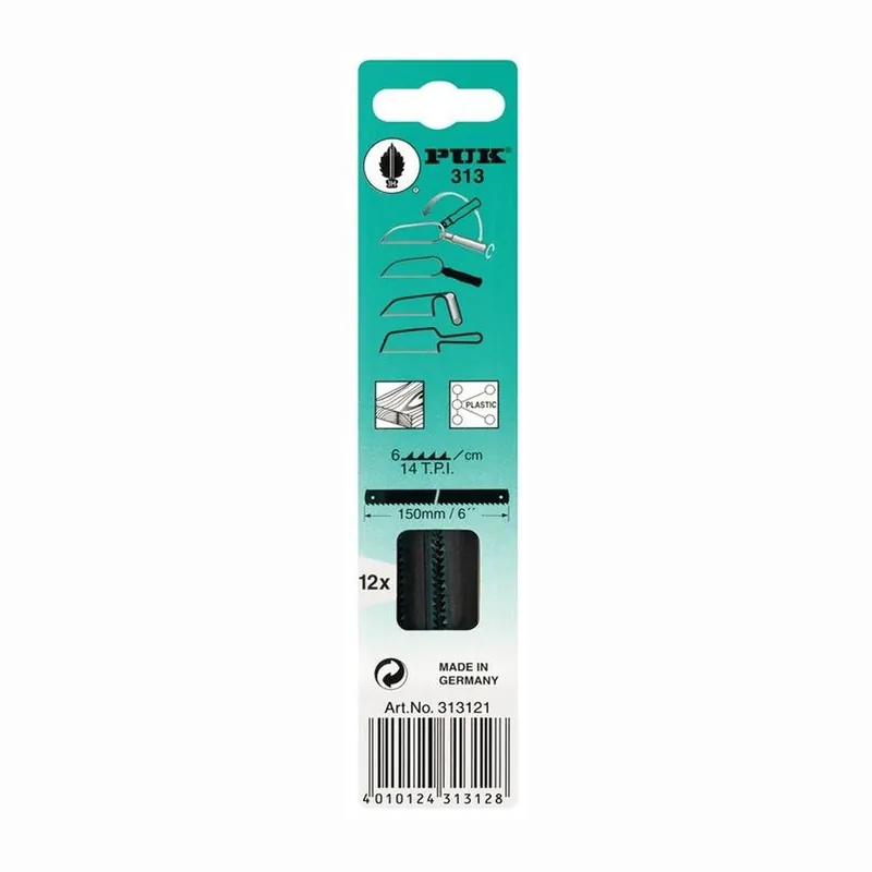 Preisknaller PUK Sägeblatt Blattlänge 150 mm Blattbreite 6 mm - 313121-44301