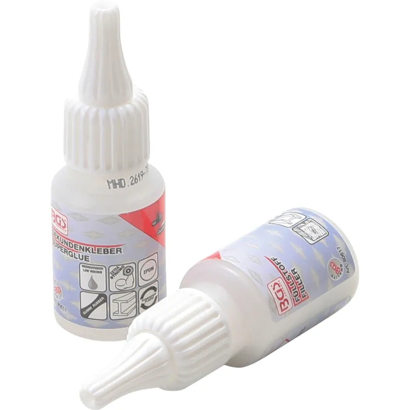 Jetzt Kaufen BGS Klebstoff-Reparaturset 2-K Schweißnaht Industrieklebestoff 20g / Granulat 20g - 80617