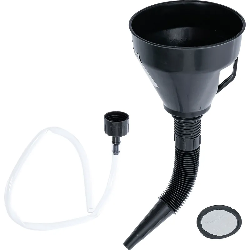 BGS Öl-Einfülltrichter-Satz mit flexiblem Rohr und Schlauch Ø 135 mm 3tlg. - 6866 Aktuell