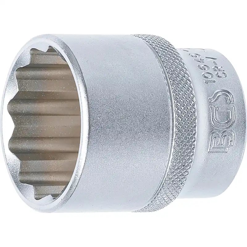 BGS Steckschlüssel-Einsatz Zwölfkant Antrieb Innenvierkant 12,5 mm (1/2") SW 30 mm - 10646 Rabatt