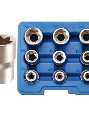Begrenztes Angebot BGS 9tlg. Steckschlüssel-Einsatz-Set - 6425