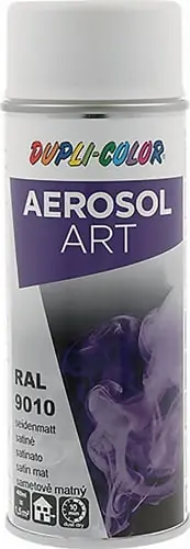 Top-Angebot DUPLI-COLOR Buntlackspray AEROSOL Art reinweiß seidenmatt RAL 9010 400 ml Spraydose - 655821
