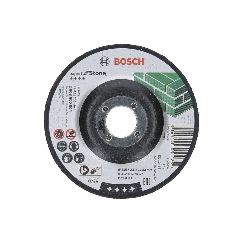 Bosch Trennscheibe gekröpft Expert for Stone C 24 R BF 115 mm 22,23 mm 2,5 mm - 2608600004 Neuheit