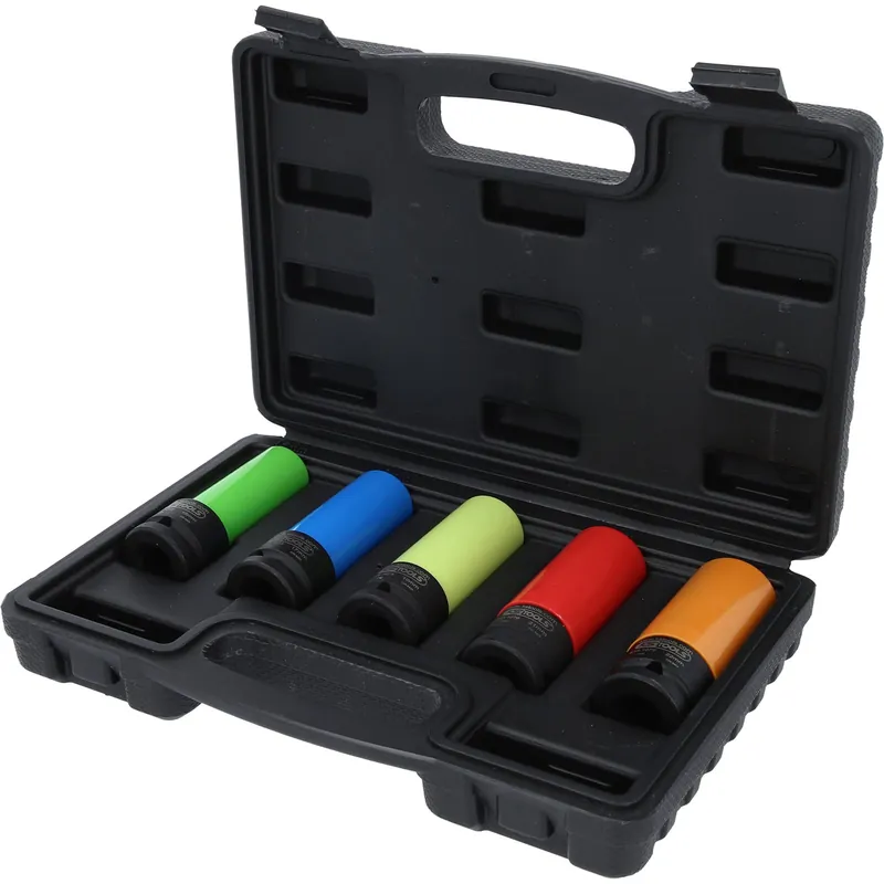 KS TOOLS 1/2" Alu-Felgen Kraft-Stecknuss-Satz robust 5tlg. - 515.0870 Solange Der Vorrat Reicht