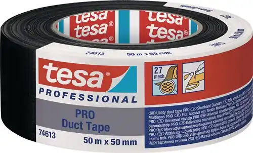TESA Gewebeband Duct Tape PRO 74613 schwarz 50 m x 50 mm - 74613-00002-00 Finale Aktion