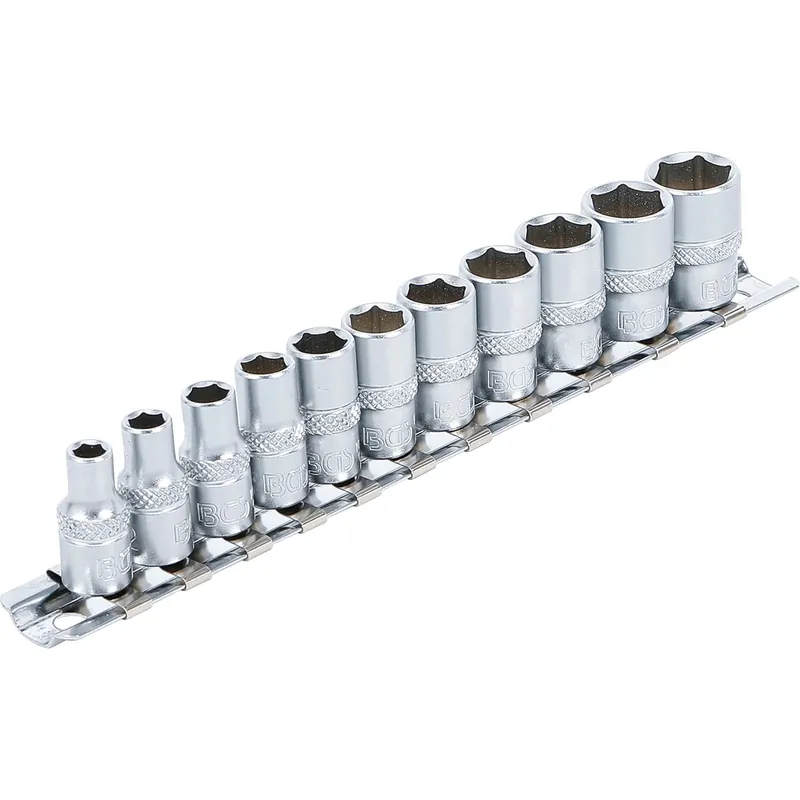 BGS Steckschlüssel-Einsatz-Satz Sechskant Antrieb Innenvierkant 6,3 mm (1/4") Zollgrößen 11tlg. - 2433 Jetzt Bestellen