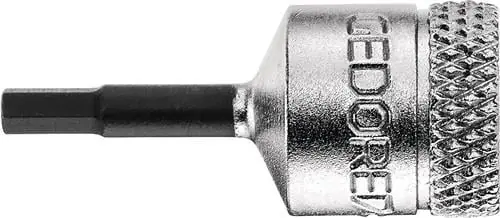 Schnäppchen Gedore Steckschlüsseleinsatz IN 20 1/4″ Innen-6-kant SW 2,5 mm - 1707736