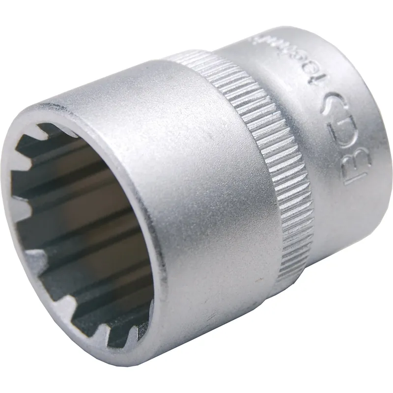 BGS Steckschlüssel-Einsatz Gear Lock Antrieb Innenvierkant 10 mm (3/8") SW 15 mm - 10315 Preisreduziert