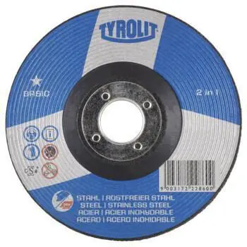 Schruppscheibe BASIC D230xS8mmKörnung 30 gekr.2in1 Bohr.22,23mm TYROLIT Neuheit