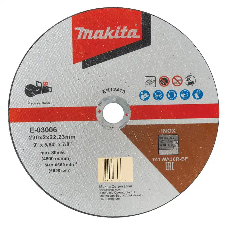 Makita Trennscheibe 230x1,9 mm INOX - E-03006 Direkt Vom Hersteller