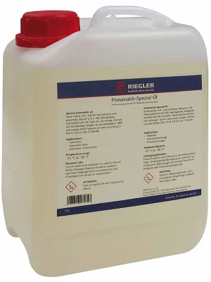 Riegler Pneumatik-Spezial-Öl in Kanister 2,5 Liter inkl. Karton und Doku - 101135 Echt