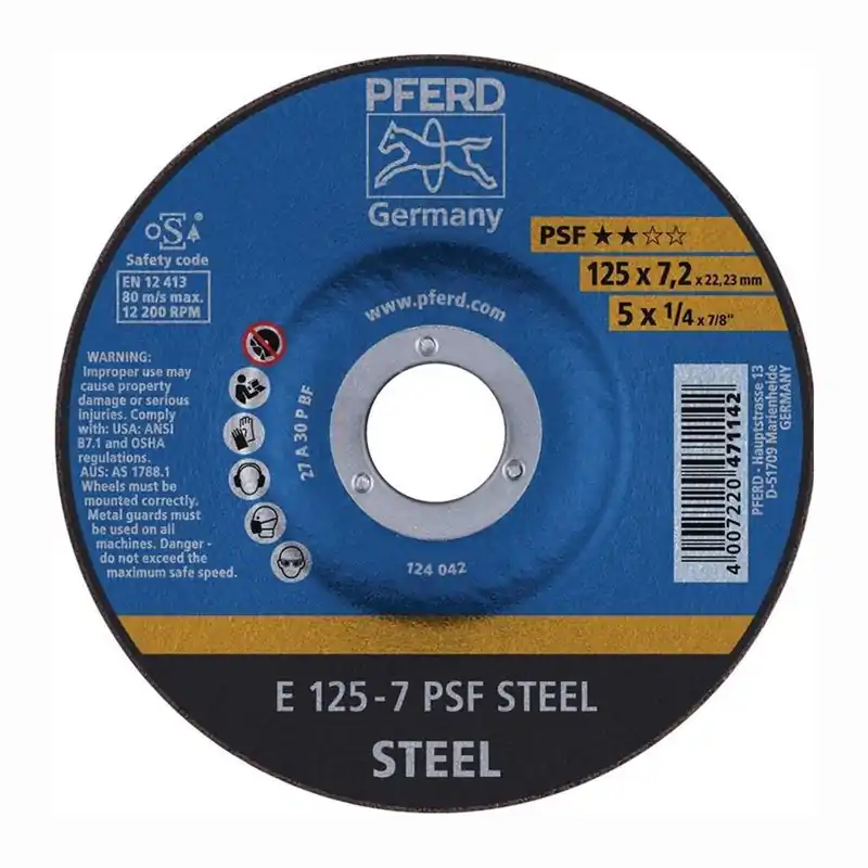 Günstig PFERD Schruppscheibe PSF STEEL D 180 x S 7,2 mm - 62017634