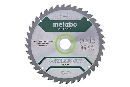 Schnäppchen Kreissägeblatt cordless cut wood classic AD 216mm Z.40 Bohr.30mm Schnitt-B.1,8mm