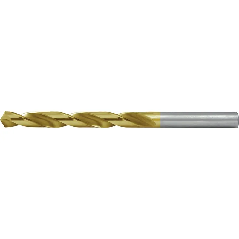 RUKO 10x Spiralbohrer DIN 338 Typ N HSS-G TiN Ø 6 mm - 250060T Zertifiziert
